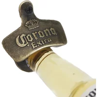 1pc Retro Corona Design Bottle Opener Wall Mounted Hanging Beer Opener DIY Tools Alloy Electroplating Process Bar Wall Decor