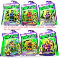 Playmates TMNT Teenage Mutant Ninja Turtles Action Figure Collection Multi-Joints Model Toy with Weapons Accessories Kids Gifts