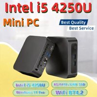 New Mini PC Intel i5 4250U CPU 8G RAM 128G ROM VGA USB3.0 M.2 Win11Pro Desktop Computer WiFi BT4.2 In Stock