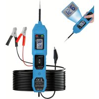Smart Car Circuit Tester with Led Voltage Display, USB Powered, Compatible with 3.5-36V Dc Automotive Electrical Systems, Digital Multimeter Probe with Alligator Clips