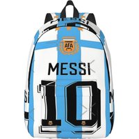 Lionel Messi Simple and stylish backpack Canvas backpack Backpack women