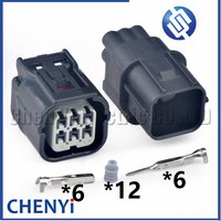 6 Pin waterproof connector HV 040 Engine oxygen sensor Wire Harness plug 6188-4908 6189-7040 For Honda ACURA CDX RDX MDX ZDX