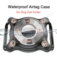 Eayburst AirTag Holder Case for Dog Collar IPX8 Waterproof Air Tag Protective Cover for Apple AirTags GPS Locator Accessories
