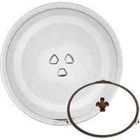 Universal Microwave Glass Plate Durable Microwave Glass Turntable Plate, Round Microwave Plate Cover Replacement 24.5cm