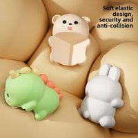 2/8 stücke Mini Eckenschutz Tischkante Weiche Verpackung Anti-Kollisionsstreifen Für Kinder Cartoon Aufkleber Baby Schutz