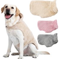 Reversible Pet Dog Clothes For Small Big Dogs Winter Warm Fleece Puppy Clothing Golden Retriever Costume Bulldog Jacket Outfits