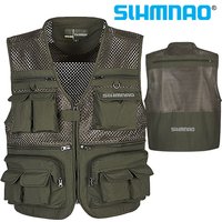 2026 Men's Fishing Vest Tactical Outdoor Equipment Jacket Summer Vest Men's Tool Multi Pocket Mesh Work Sleeveless Jacket