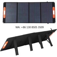 200W 18V Foldable ETFE Coating Mono Solar Panel Kit RV Camping Solar Panel Blanket 21% Efficiency Sun Power