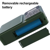 Portable DAB+ Digital Radio Bluetooth-Compatible Supports U Disk TF Card MP3 Play Emergency Radio Receiver LCD Display