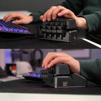 One Handed Joystick Game Keyboard Move Master RSG1 Left Hand Costom Silent Cherry Switch Game Mechanical Keyboard Accessories