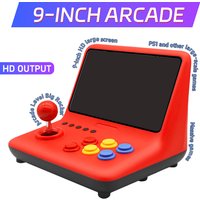 Coopreme A12 9-Inch IPS Large Screen Arcade Game Console with 5000 Games Double Joystick Desktop GBA Small Console for Gaming