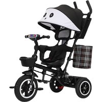 Children's Tricycle 1-6 Years Old Foldable Baby Sunshade Trolley Can Be Pushed and Ridden