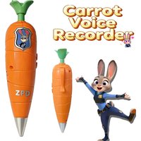 1/3/6pcs Zootopia Carrot Voice Recorder Pen Cartoon Kids Ballpoint Pen That Can Be Recorded Creative Multi Functional Pens Gift