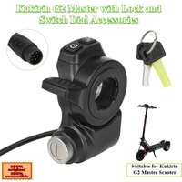 Suitable for Kukirin G2 Master Scooter Acceleration Throttle Switch Lock Switch with Lock Switch Finger Dial Accessories