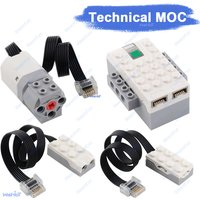 Motor Motion Sensor Kit Building Blocks Fit WE-DO 2.0 Power Function EV3 20841 20844 Sensor 45300 19071 Main MOC Parts