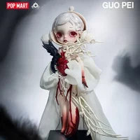 POPMART SKULLPANDA x GUO PEI 1/6 Series Anime Action Figure Blind Box Guess Bag Desktop Decoration Cute Model Gift Blind Bag Toy