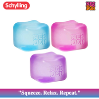NeeDoh Nice Cube 2.17" Sensory Fidget Toy - Firm Solid Squishy Stress Ball for Anxiety Relief & ADHD Focus - Pack of 1
