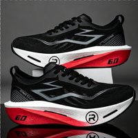 Men Running Shoes Carbon Board Marathon Sneakers Breathable Lightweight Women's Comfortable Athletic Nonskid Speciality Sports