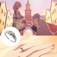 Anime Cosplay Frieren At The Funeral Ring bracelet Himmel Stark Fern Adjustable Finger Rings bangle eternal love Couple Jewelry