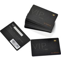 VIP Membership Card with Unique Number & Barcode Durable PVC Waterproof Oil-Proof Business Loyal