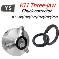 K11-80/100/125/160 Manual Self Centering Three or Four Claw Chuck Drilling Claw Machine Claw Corrector K11-200/250 Calibration