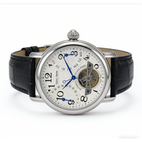 GULL TRON Men's Automatic Watch Seagull ST25 Movement Sapphire Crystal Open Heart Flying Wheel