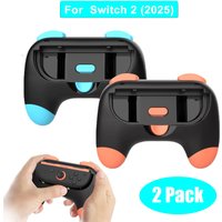 2Pcs Joy-Con Grips For Nintendo Switch 2 Joypad Hand Grip Stand Controller Gamepad Holder Bracket For NS Switch 2 Accessories