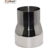 Stainless Steel Exhaust Pipe Reducer Adapter, Universal Car Exhaust Muffler Tip Connector Polished Welded Reducer