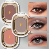 Faiccia Single Matte Eyeshadow Low Saturation High Pigment Waterproof Sweatproof Anti-Smudge for Cosplay Party Valentine Gift