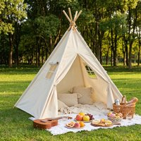Indian Pattern Outdoor Camping Tent Children's Indoor Game House Portable Picnic Activity Shelter Boys Girls Game Tent