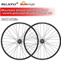 AliExpress RUJIXU SUNRingle Duroc 35 NOVATEC Hub Mountain bike wheelset 27.5 29inch Tubeless vacuum rim 32H QR/TA /BOOST MTB wheel MTB wheel set