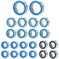 TRX-4M 22PCS Metal Sealed Bearing Set for 1/18 RC Crawler TRX4M Bronco Defender Replacement Parts