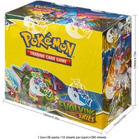 360Pcs English Pokémon TCG: Sword Shield Evolving Skies Booster Box Pokemon trade card 36 Pack Box Ready to ship gift