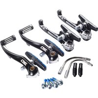 AliExpress chooee CNC Bicycle Accessories Bike V Brake Kit For MTB Road Bikes Rim Brake System Replacement With Shoes, Cycling V Brake Set