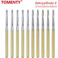 5pcs/Pack Tomenty FG Series Dental Endo Z Carbide Tungsten Burs Drill Zekrya Tooth Extraction Burs For High Speed Handpiece