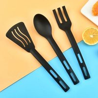 1/3 Pack Nylon Kitchen Utensil Set Surface Fork Slotted Turner Solid Spoon Fork Kids Shovel Fork Portable Camping Picnic Cutlery