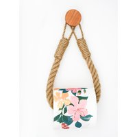 Hot Sell Hemp Rope Tissue Holder Non Punching Toilet Paper Holder Wall Mounted Roll Paper Storage Rack Bathroom Accessories