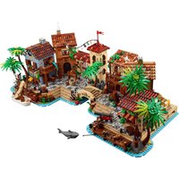 4016pcs Medieval Pirate The Thieves Of Tortuga Modular Castle Model Building Blocks Diy Education Assembly Toys Festival Gifts