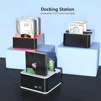Hard Drive Docking Station USB 3.0 To SATA HDD Docking Station for 2.5/3.5 Inch SATA HDD Enclosure and SSD Hard Drive Dock