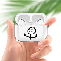 Funda airpods 4 Funny cute cartoon Case For Airpods Pro 2 2nd Earphone Charging Box Bag Cover For Airpod 1/2/3 4 Soft Shell