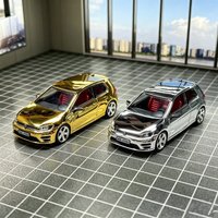 1:64 Golf R GTI MK7 7R Alloy Sports Car Model Diecast Metal Racing Car Vehicles Model Simulation Miniature Scale Collection Gift