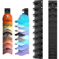 10 Grids Cap Holder Wall Mounted Space Saving Hat Organizer Rack Baseball Cap Towel Rack Holder Closet Cap Hanger Storage Holder