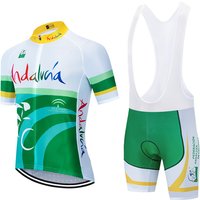 New Green Andalucia Cycling Jersey Men Women ORBEA RACING Bike Maillot Shorts Set Ropa Ciclismo MTB Summer Bicycle TSHIRT Pants