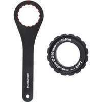 Bicycle Centerlock Lockring and Spacer Bike Center Lock Cover Wrench for 6 Bolt Disc Brake Rotor Wheelset Hub Aluminium Alloy