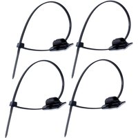 4pcs Mountain Bike Bicycle Self-Locking Cable Tie Brake/Gear Hose Cable Line Route Guides Fixing Clips