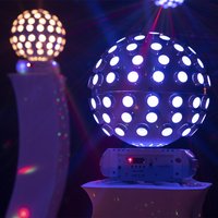 360° Rotation LED Crystal Magic Ball Stage Light Beam Projector DJ Club Wedding Party Stage Light for Event Wedding Show