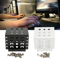 2.5in Hard Drive Rack Aluminium Alloy Support SATA IDE Space Extension 2.5in HDD Mounting Rack Easy Installation for 2.5in IDE