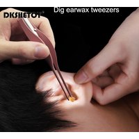 LED Light Ear Wax Removal Cleaner with LED Light Stainless Steel Baby Painless Ear Cleaner for Kids Teens and Adults