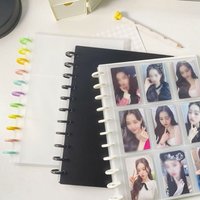 INS Multi-pockets Photo Album Kpop 3 Inch Idol Cards Collect Book Storage photo Loose-leaf Binder Star Chaser