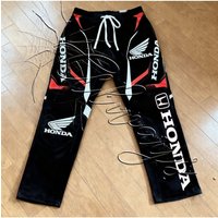 AliExpress 2026Summer New Honda Racing Fashion Street Retro Motorcycle Clothing Men's Off Road Enthusiasts Mountain Bike Speed Drying Pants